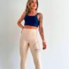 Legging canelada brilho