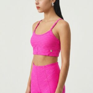Conjunto Fitness Feminino Cropped e Legging Cintura Alta